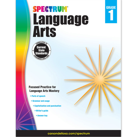 SPECTRUM Language Arts Workbook, Grade 1, Paperback 704588